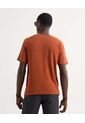 Camiseta Para Hombre Manga Corta Cuello Redondo Color Naranja Marca Seven Seven #45092702 de Seven Seven