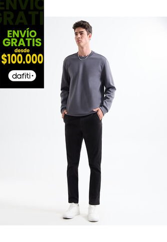 Pantalón Para Hombre Chino Color Negro Marca Seven Seven #45071084 Seven Seven