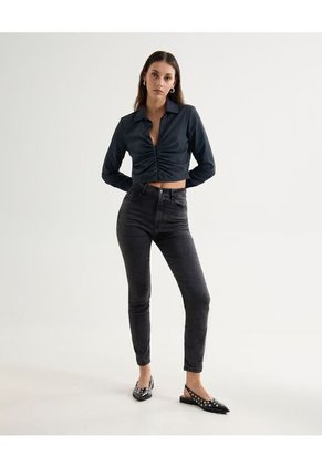 Jean Para Mujer Skinny Color Negro Marca Seven Seven #28160925