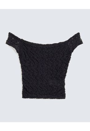 Camiseta Para Mujer Manga Corta Cuello Redondo Color Negro Marca Seven Seven #28096231