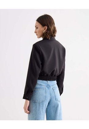 Chaqueta Para Mujer Bomber Color Negro Marca Seven Seven #28080982