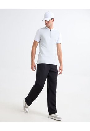 Polo Para Hombre Cuello Mao Color Gris Claro Marca Seven Seven #45110852