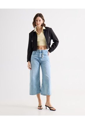 Chaqueta Para Mujer Bomber Color Negro Marca Seven Seven #28080982