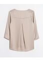 Blusa Escote En V  Para Mujer Crema Seven Seven de Seven Seven