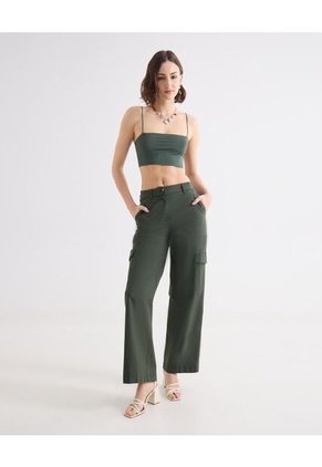 Pantalón Para Mujer Moda Color Verde Marca Seven Seven #28071920