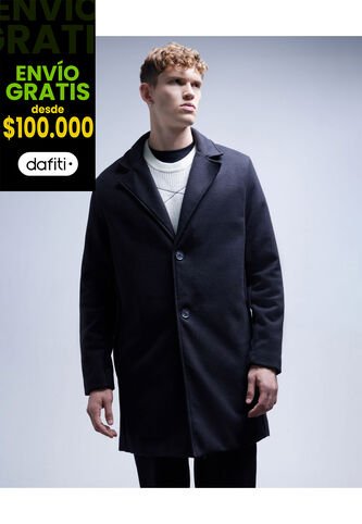 Chaqueta Para Hombre Abrigo Color Negro Marca Seven Seven #45080402 Seven Seven
