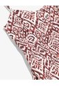 Vestido Largo Estampado  Para Mujer Terracota Seven Seven de Seven Seven