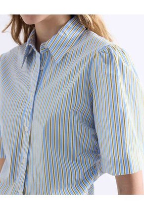 Blusa  Para Mujer Manga Corta Color Azul Marca Seven Seven #28124123