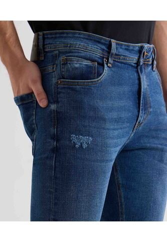 Jean Para Hombre Skinny Color Azul Marca Seven Seven #45160579 Seven Seven