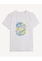Camiseta Con Estampado Playero  Para Mujer Crudo Seven Seven de Seven Seven