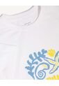 Camiseta Con Estampado Playero  Para Mujer Crudo Seven Seven de Seven Seven
