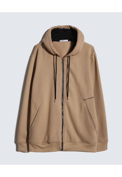 Buzo Para Hombre Zipper Color Camel Marca Seven Seven #45060677