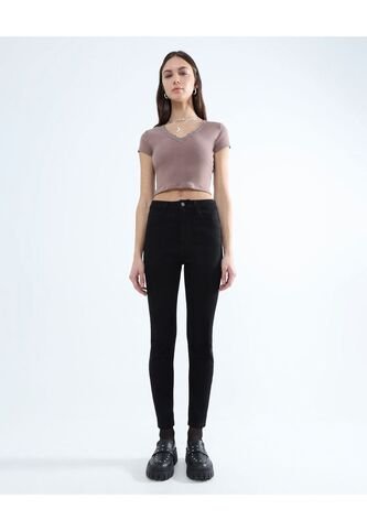 Jean Para Mujer Skinny Color Negro Marca Seven Seven #28160834 Seven Seven