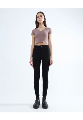 Jean Para Mujer Skinny Color Negro Marca Seven Seven #28160834