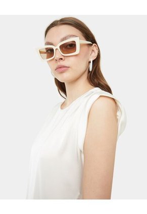 Blusa Para Mujer Manga Corta Color Crudo Marca Seven Seven #28123317