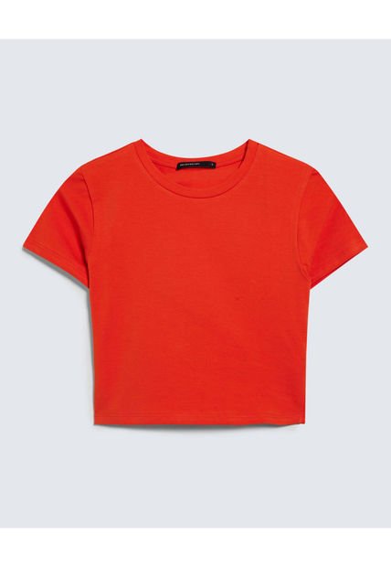 Camiseta Para Mujer Manga Corta Color Vino Marca Seven Seven #28095906