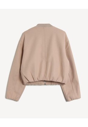 Chaqueta Para Mujer Bomber Color Arena Marca Seven Seven #28080994