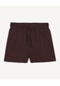 Short Fluido Cintura Elastico  Para Mujer Café Seven Seven de Seven Seven