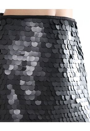 Falda Para Mujer Corto Color Negro Marca Seven Seven #28140895