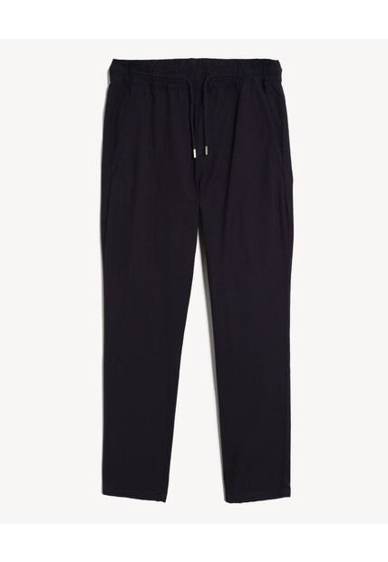Jogger Rustico Encauchado  Para Hombre Negro Seven Seven