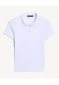 Polo Basica Textura Sutil  Para Mujer Marfil Seven Seven de Seven Seven