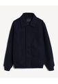 Chaqueta Bomber En Paño  Para Hombre Azul Seven Seven de Seven Seven