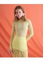 Camiseta  Para Mujer Manga Larga Moda Color Amarillo Marca Seven Seven #28098282 de Seven Seven