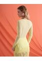 Camiseta  Para Mujer Manga Larga Moda Color Amarillo Marca Seven Seven #28098282 de Seven Seven