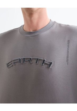 Camiseta Para Hombre Manga Corta Color Gris Oscuro Marca Seven Seven #45092611