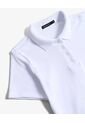 Polo Basica Textura Sutil  Para Mujer Marfil Seven Seven de Seven Seven