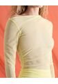 Camiseta  Para Mujer Manga Larga Moda Color Amarillo Marca Seven Seven #28098282 de Seven Seven