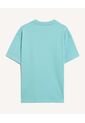 Camiseta Texturizada Manga Corta  Para Hombre Celeste Seven Seven de Seven Seven
