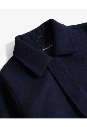 Chaqueta Bomber En Paño  Para Hombre Azul Seven Seven