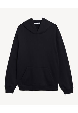 Hoodie Minimal Fit Relax  Para Hombre Negro Seven Seven Seven Seven