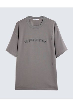 Camiseta Para Hombre Manga Corta Color Gris Oscuro Marca Seven Seven #45092611