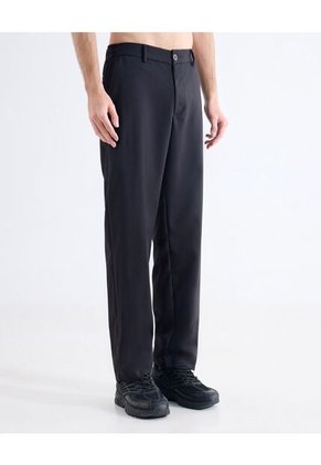 Pantalón Trouser Straight  Para Hombre Negro Seven Seven