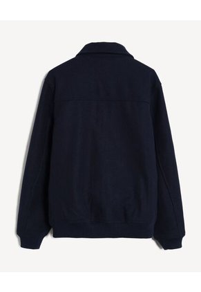 Chaqueta Bomber En Paño  Para Hombre Azul Seven Seven