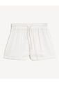 Short Amplio Encauchado  Para Mujer Hueso Seven Seven de Seven Seven