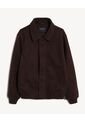 Chaqueta Bomber En Paño  Para Hombre Café Seven Seven de Seven Seven