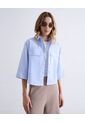 Blusa  Para Mujer Manga 3/4 Color Azul Marca Seven Seven #28124126 de Seven Seven