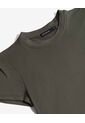 Camiseta Basica Slim Fit  Para Mujer Gris Seven Seven de Seven Seven