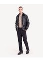 Pantalón Piqué Recto  Para Hombre Negro Seven Seven de Seven Seven