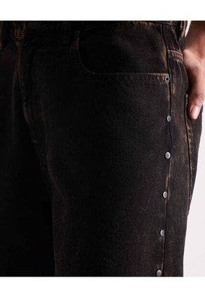 Jean  Para Hombre Baggy Color Negro Marca Seven Seven #45167753