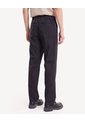 Pantalón Piqué Recto  Para Hombre Negro Seven Seven de Seven Seven