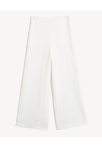 Pantalón Fluido Silueta Amplia  Para Mujer Hueso Seven Seven