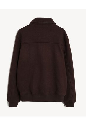Chaqueta Bomber En Paño Para Hombre Café Seven Seven