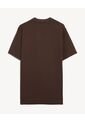 Camiseta Básica Regular  Para Hombre Café Seven Seven de Seven Seven