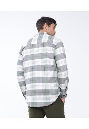 Camisa Para Hombre Manga Larga  Color Verde Claro Marca Seven Seven #45011912