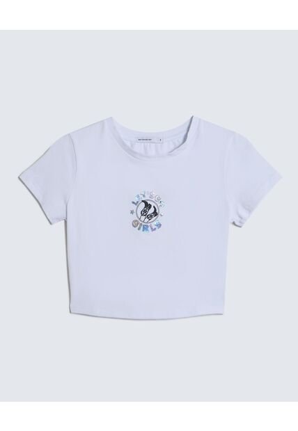 Camiseta Para Mujer Manga Corta Color Blanco Marca Seven Seven #28096096