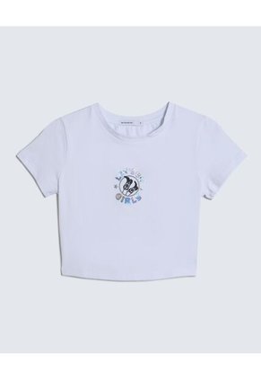 Camiseta Para Mujer Manga Corta Color Blanco Marca Seven Seven #28096096